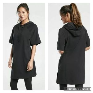 EUC Athleta Black Cabana Tunic Hoodie